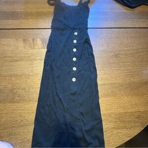 Billabong Black Sleeveless Sheath Maxi Dress